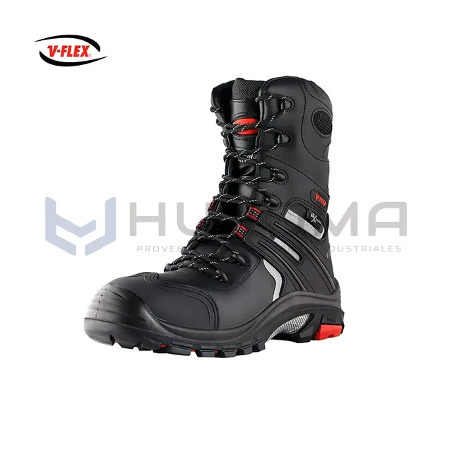 Bota de Seguridad V-Flex V200 Thinsulate Poron Negro