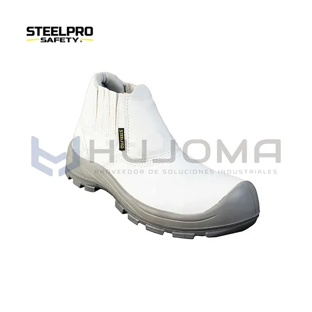 Botín de Seguridad Elástico Blanco Puntera Composite Steelpro