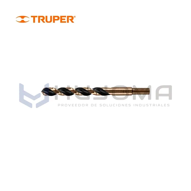 Broca HSS 12.5 mm Trugold para metal Truper 14335