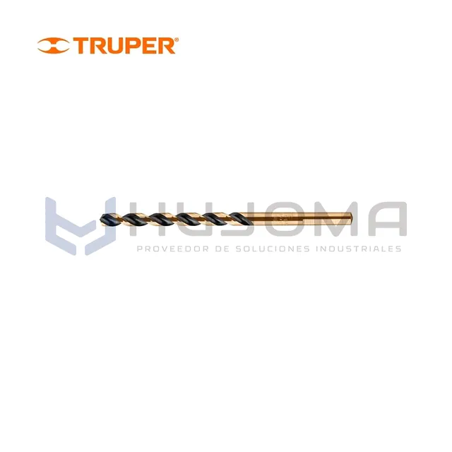 Broca HSS 3/16" Trugold para metal Truper 11126