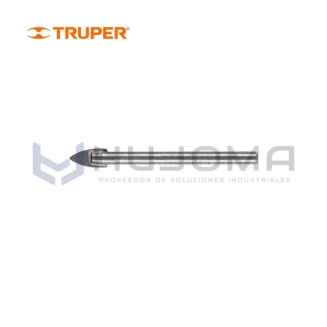 Broca para vidrio y mayólica 1/4" Truper 11702