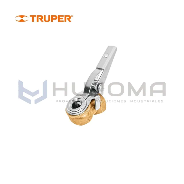 Cabeza infladora de llantas con clip hembra 1/4" NPT Truper 19026