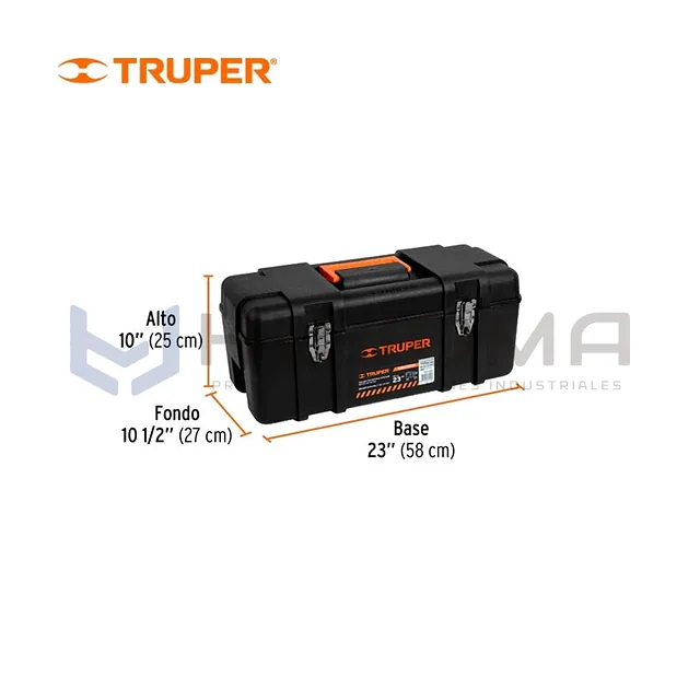 Caja para Herramienta de 23" broches metálicos Truper 11506