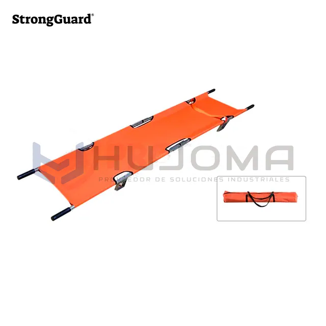 Camilla Plegable de Lona con Patas 208 cm StrongGuard DW-F002X
