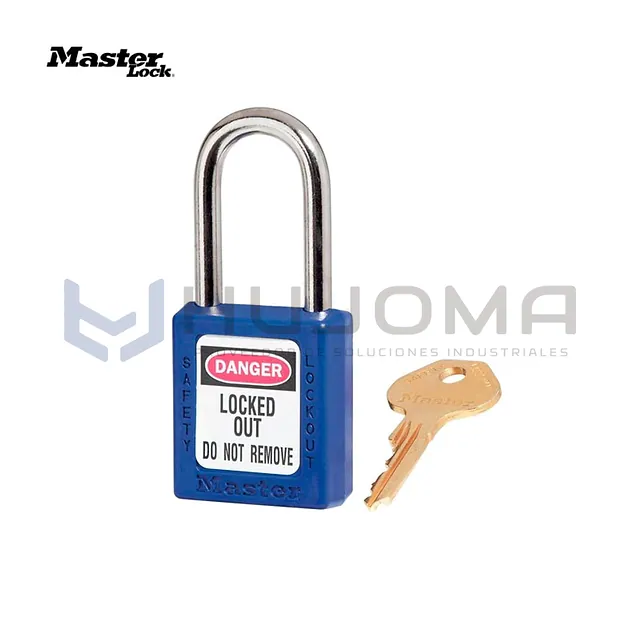 Candado de Bloqueo Termoplástico 410BLU Azul Master Lock