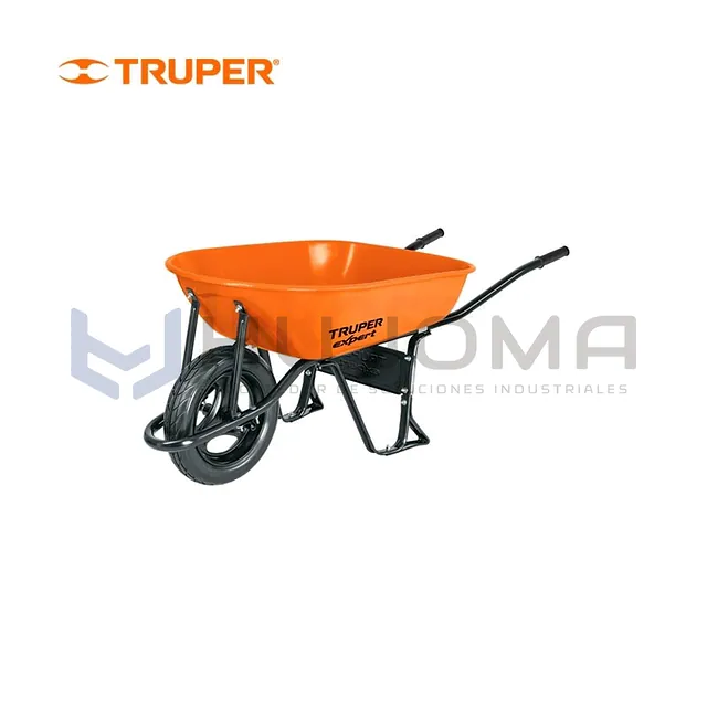 Carretilla 5.5 ft³ con llanta imponchable Truper Expert 100416