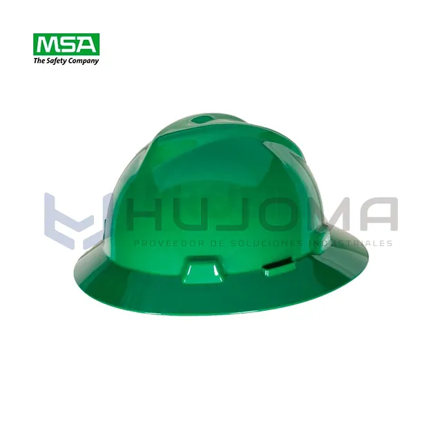 Casco Sombrero V-Gard Verde Suspensión One Touch MSA 10058323