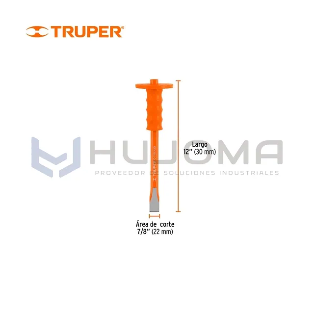 Cincel con Grip 7/8 X 12" Truper 12175