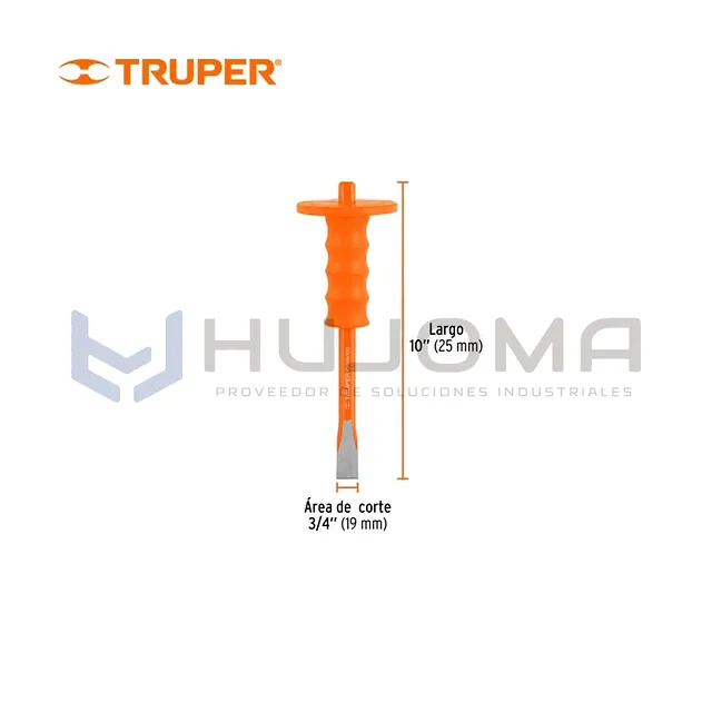 Cincel de Corte Frío con Grip 3/4 x 10" Truper 12275