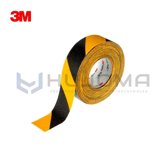 Cinta Antideslizante 3M Safety-Walk 613 Negro/Amarillo