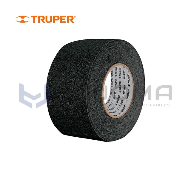 Cinta Antideslizante Negra 50 mm x 5 m Truper 12532