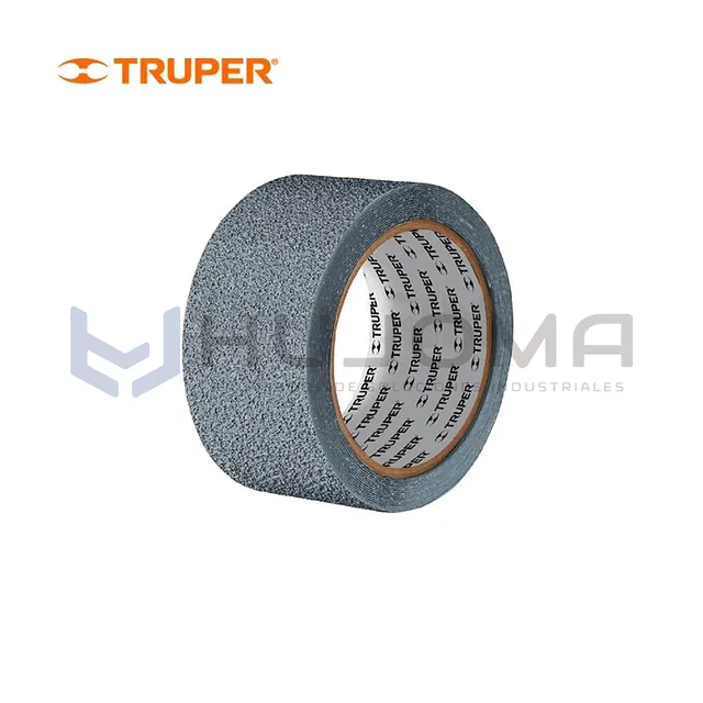 Cinta Antideslizante para Piso Húmedo Gris 50 mm x 5 m Truper 101773