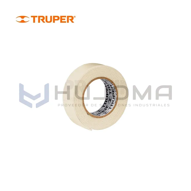 Cinta Doble Contacto 19 mm x 1.5 m Truper 11724