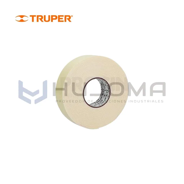 Cinta Doble Contacto 25 mm x 5 m Truper 11727