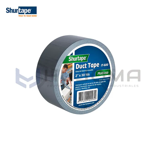 Cinta Duct Tape PT-600 2" x 30 yds Shurtape