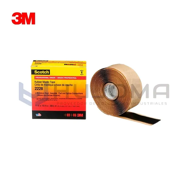 Cinta Mastique de Caucho 3M Scotch 2228, 50 mm x 3 m