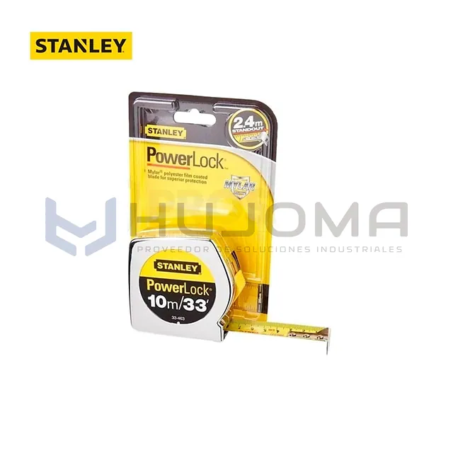 Cinta Métrica (Wincha) 10 m Stanley 33-463S, PowerLock