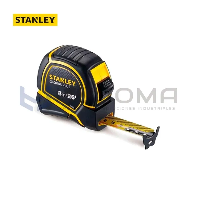 Cinta Métrica (Wincha) 8 m Stanley 30-626, Global Plus