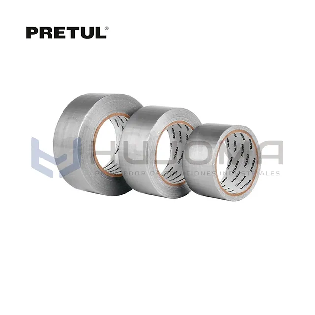 Cinta para Ducto 48 mm x 0.16 mm Pretul, Rollos de 10, 30 y 50 m