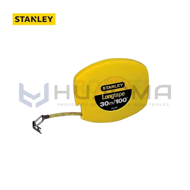 Cinta (Wincha) Larga de Acero 30 m Stanley 34-107S