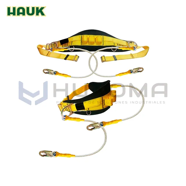 Cinturón de Posicionamiento con 2 Líneas de Conexión Hauk CS2CP