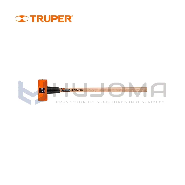 Comba Octagonal 14 lb (6.3 kg) Mango de Madera Truper 16514