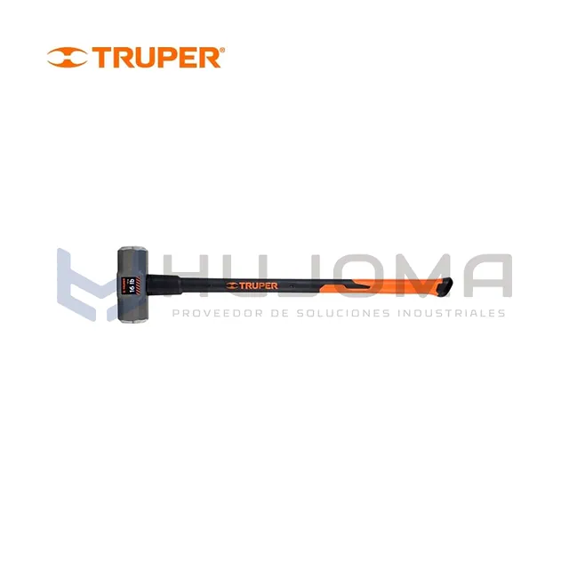 Comba Octagonal 16 lb (7.2 kg) Mango de Fibra de Vidrio Truper 16546