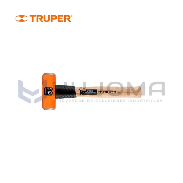 Comba Octagonal 2.5 lb (1.1 kg) Mango de Madera Truper 17045