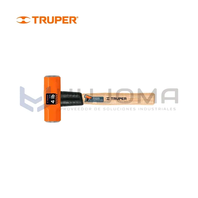 Comba Octagonal 4 lb (1.8 kg) Mango de Madera Truper 16508