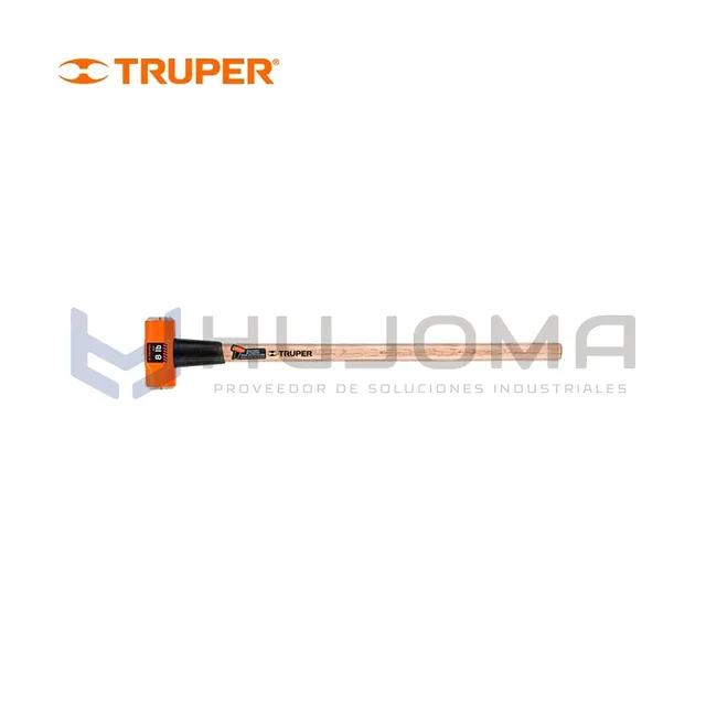 Comba Octagonal 8 lb Mango de Madera Truper MD-8M