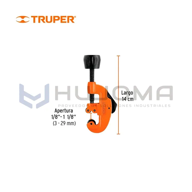 Cortador de Tubo de Cobre 1/8" a 1-1/8" Truper 12853