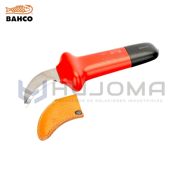 Cuchilla Curva Aislada para Electricista 1000 V Bahco 2820VPC