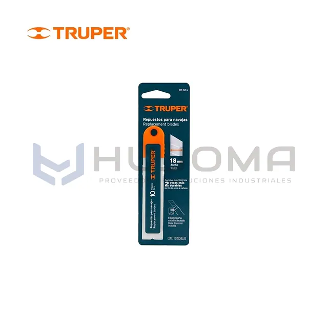 Cuchillas de Repuesto SK4 para Cutter 18 mm, 10 und Truper 16965