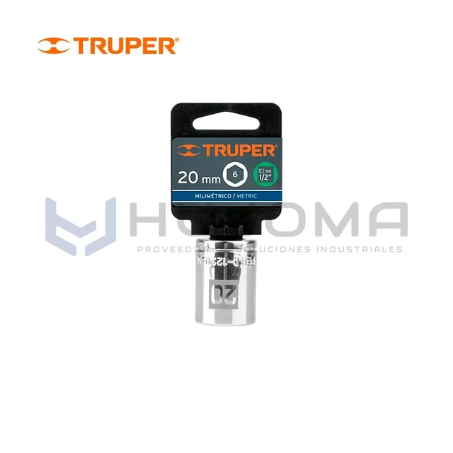 Dado Hexagonal 20 mm Encastre 1/2" Truper 13270