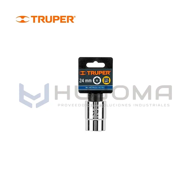 Dado Hexagonal 24 mm, cuadro 3/4" Truper 14971