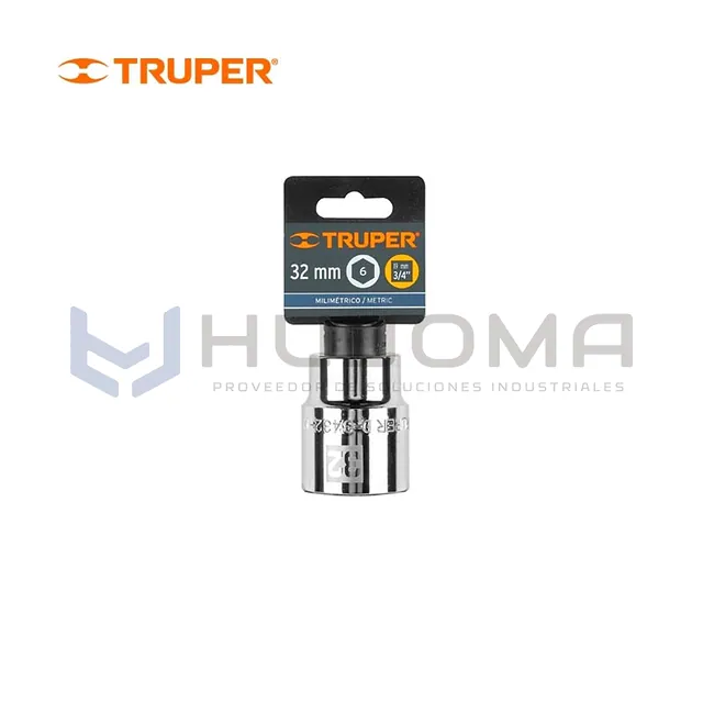 Dado Hexagonal 32 mm, cuadro 3/4" Truper 14981