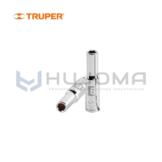 Dado largo 6 mm cuadro 1/4" 6 puntas Truper D-1406-LM