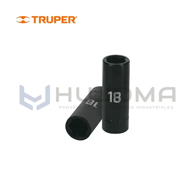 Dado Largo de Impacto 18 mm Cuadro 1/2" Truper D-7318-ML