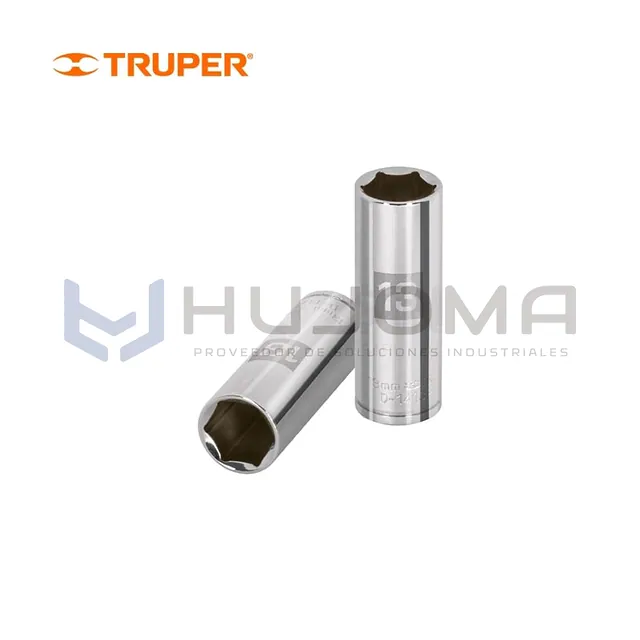 Dado largo hexagonal 13 mm cuadro 1/4" Truper 13207