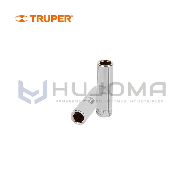 Dado largo hexagonal 14 mm cuadro 1/2" Truper 13354