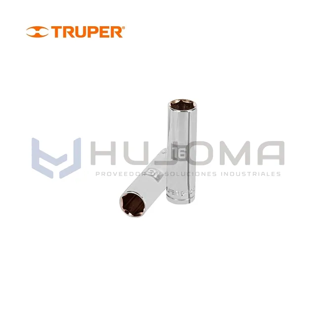 Dado largo hexagonal 16 mm cuadro 1/2" Truper 13356