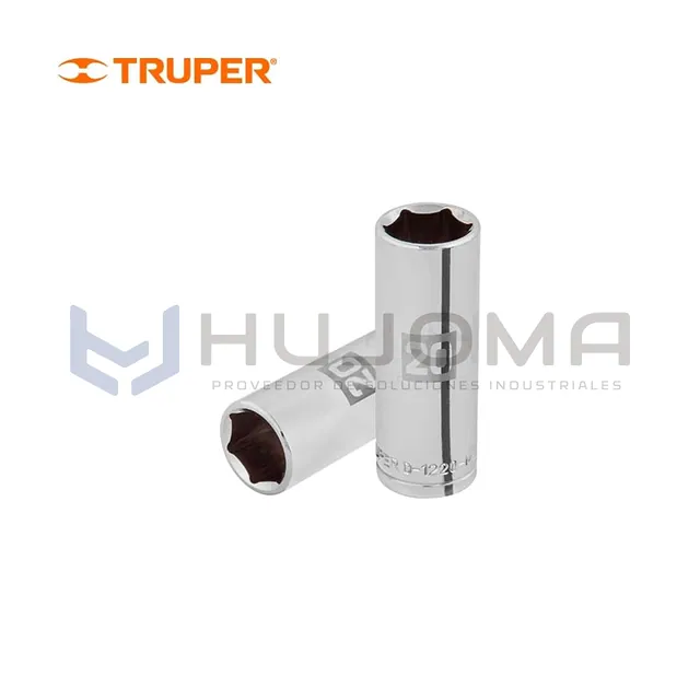 Dado largo hexagonal 20 mm cuadro 1/2" Truper 101008