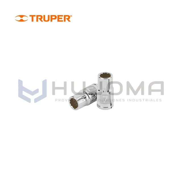 Dado Poligonal 7 mm, encaste 1/4" Truper 100979