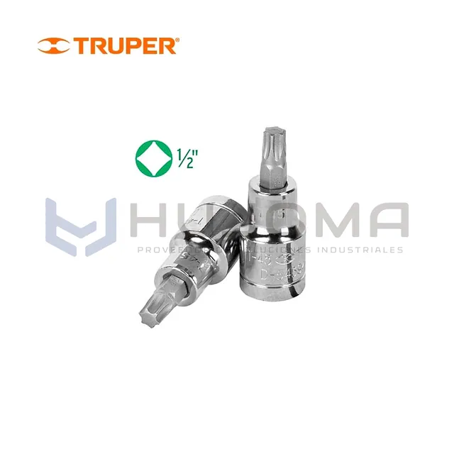Dado Punta Torx T-45, cuadro 1/2" Truper 13438