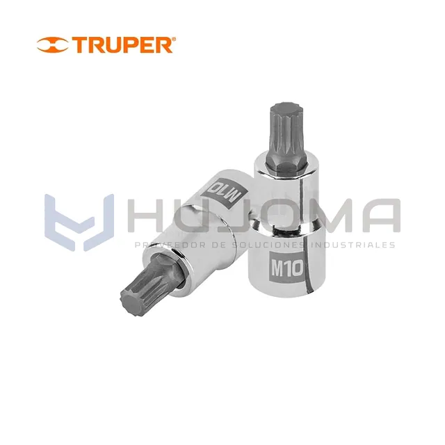 Dados de punta corta bristol encastre 1/2" Truper