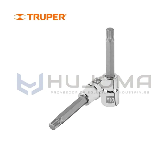 Dados de punta larga bristol encastre 1/2" Truper