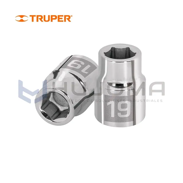 Dados hexagonales en mm encastre 3/4" Truper