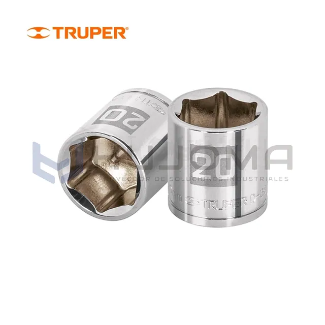 Dados hexagonales en mm encastre 3/8" Truper