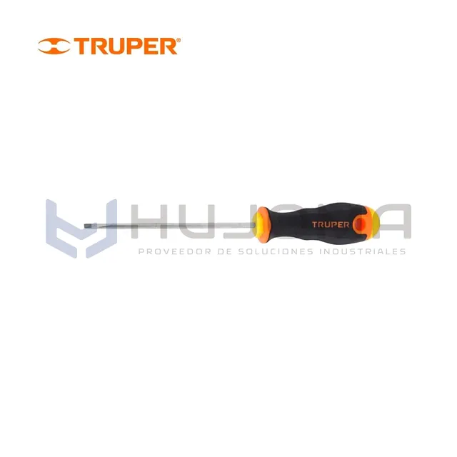 Desarmador Cabinet 1/8" x 4" Comfort Grip Truper 14019