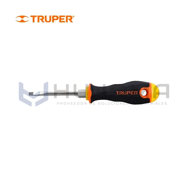 Desarmador Cabinet 3/16" x 3" Comfort Grip Truper 100840